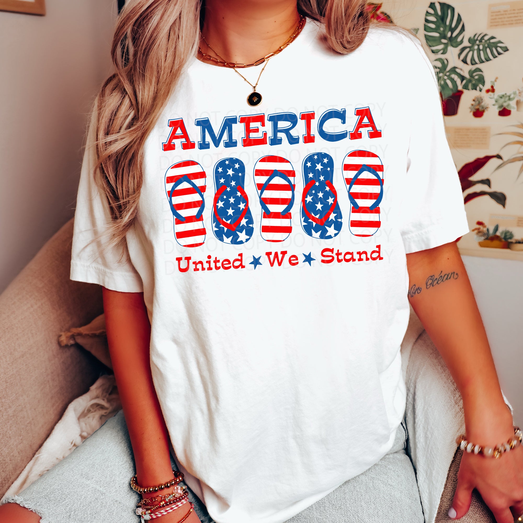 United We Stand DTF & Sublimation Transfer – Threaded Transfers