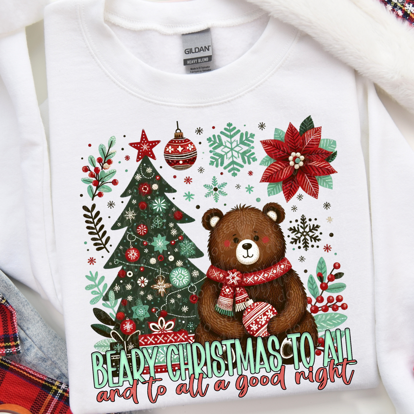 Beary Christmas DTF Transfer