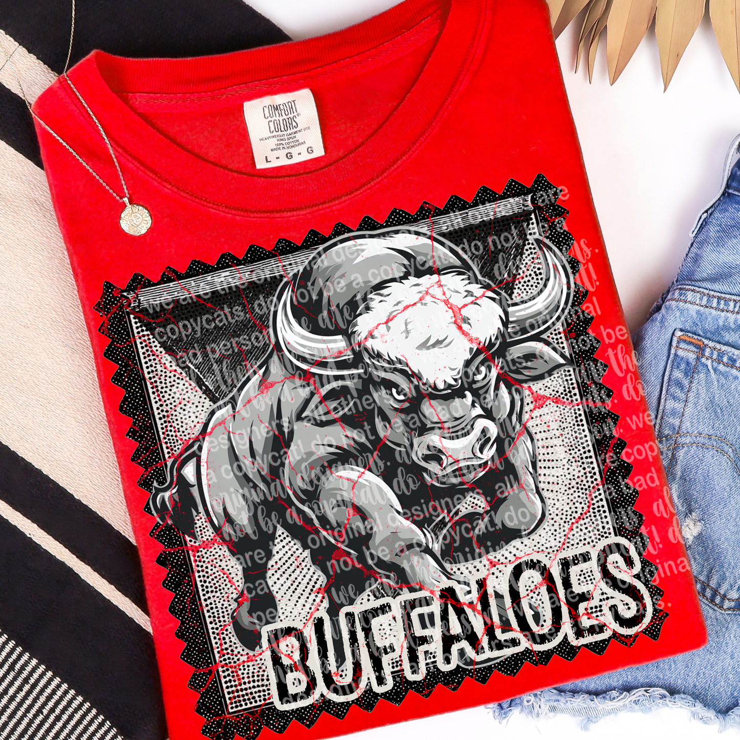 Buffaloes Mascot Stamp DTF