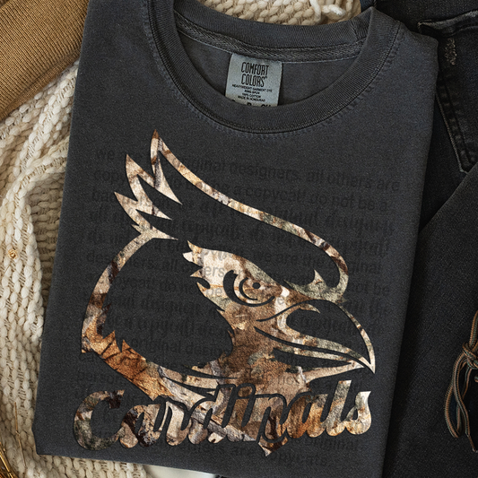 Cardinals Camo DTF Transfer