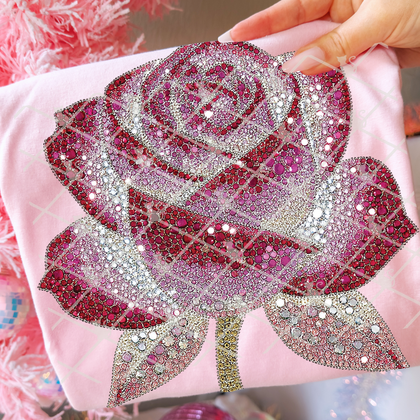 Dazzle Rose DTF Transfer