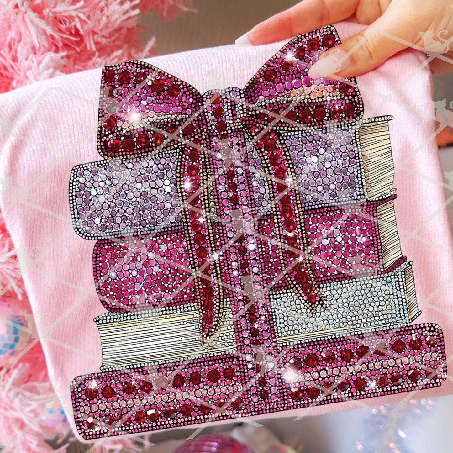 Dazzle Valentine Books DTF Transfer