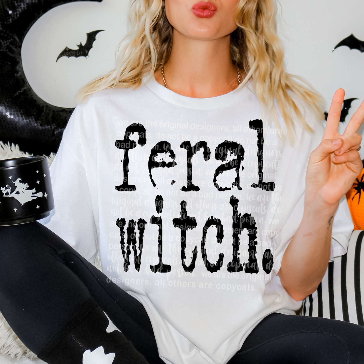 Feral Witch Typography DTF Transfer