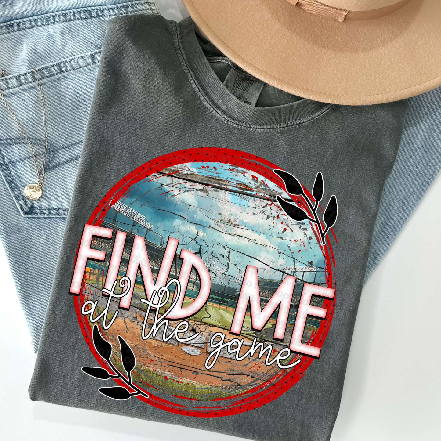 Find Me at the Game, Baseball DTF Transfer