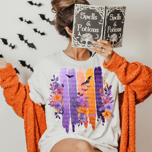 Halloween Brushstrokes DTF Transfer