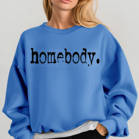 Homebody Typography DTF Transfer