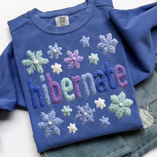 Hibernate Latch Hook Yarn DTF Transfer