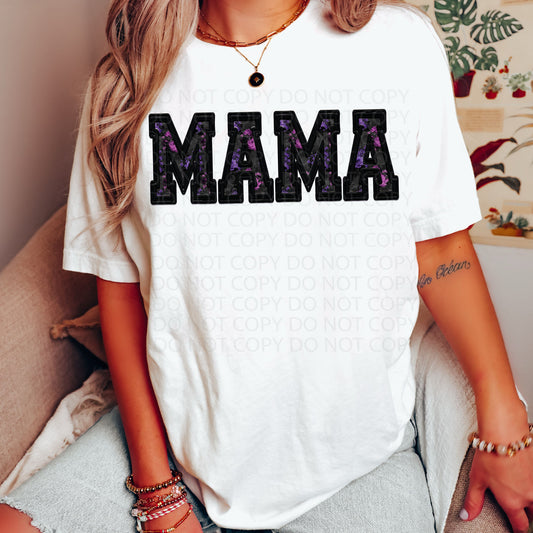 MAMA Faux Embroidery DTF Transfer