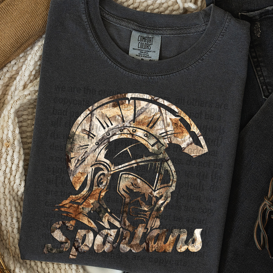 Spartans Camo DTF Transfer