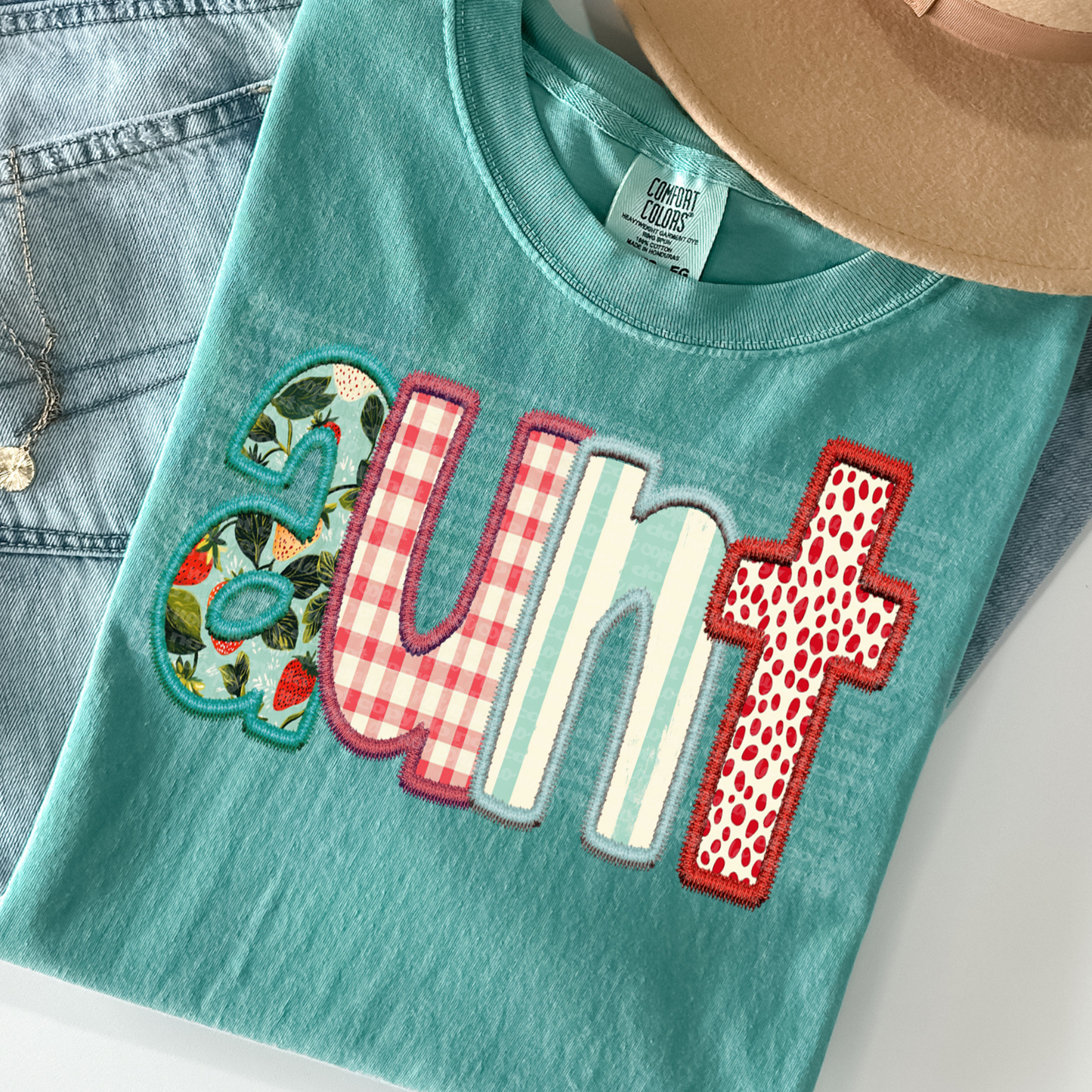 Strawberry Aunt DTF Transfer