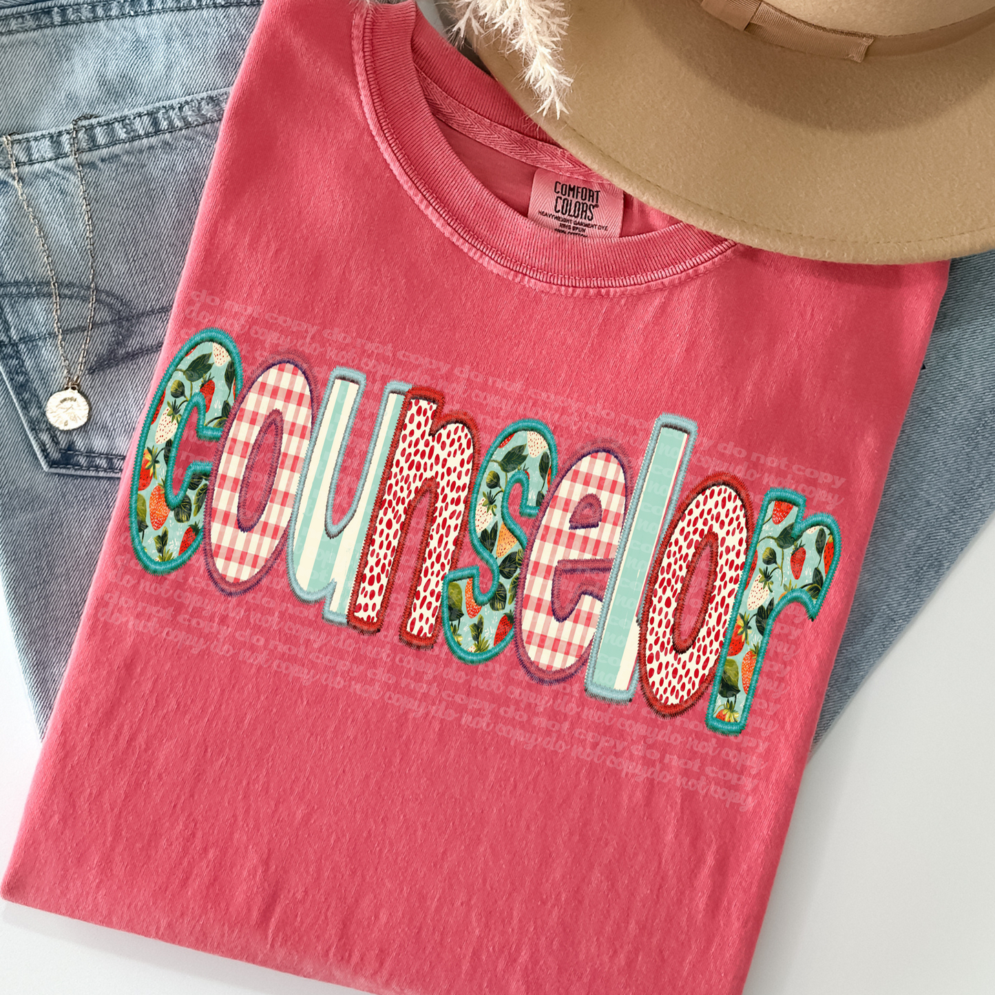 Strawberry Counselor DTF Transfer