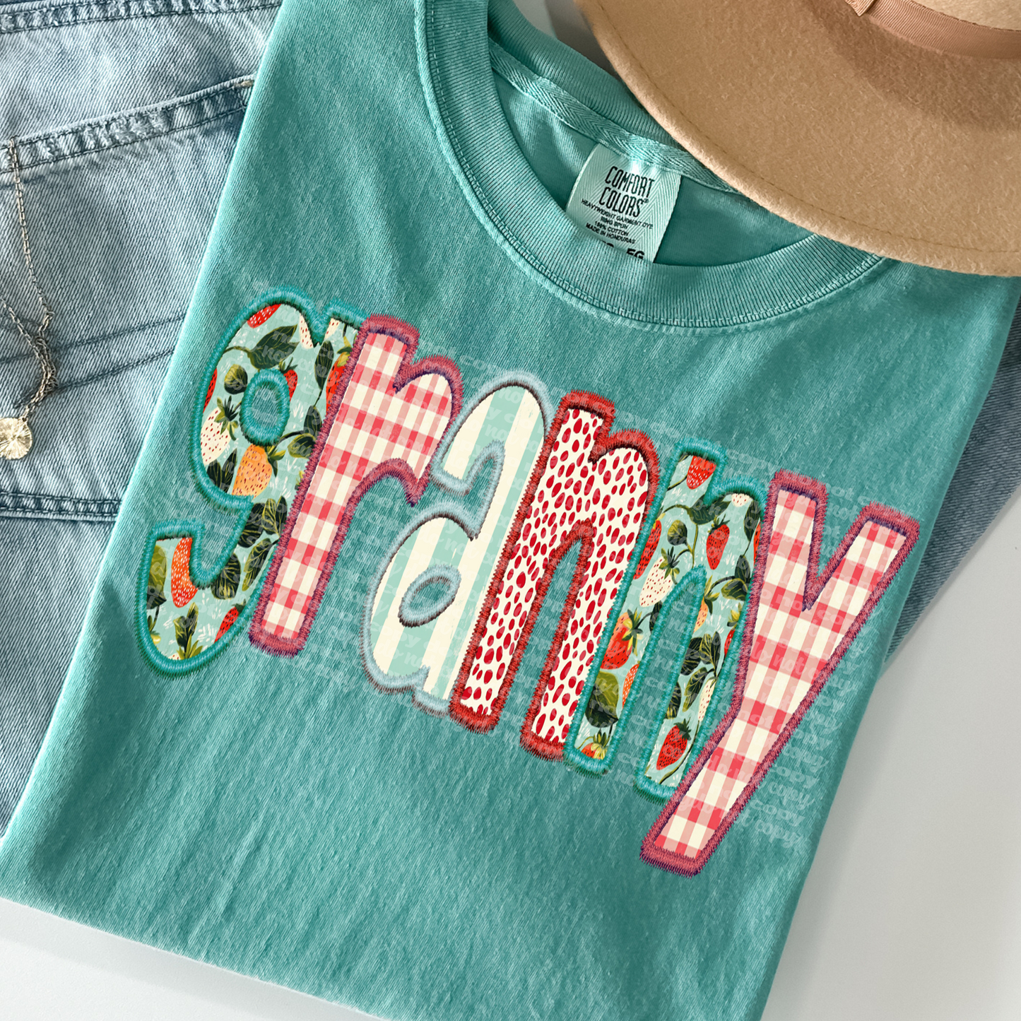 Strawberry Granny DTF Transfer