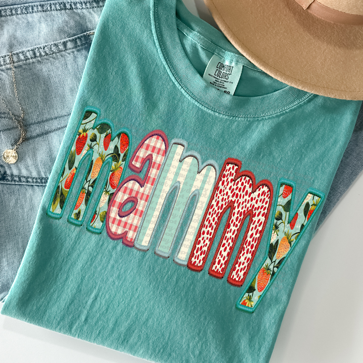 Strawberry Mammy DTF Transfer