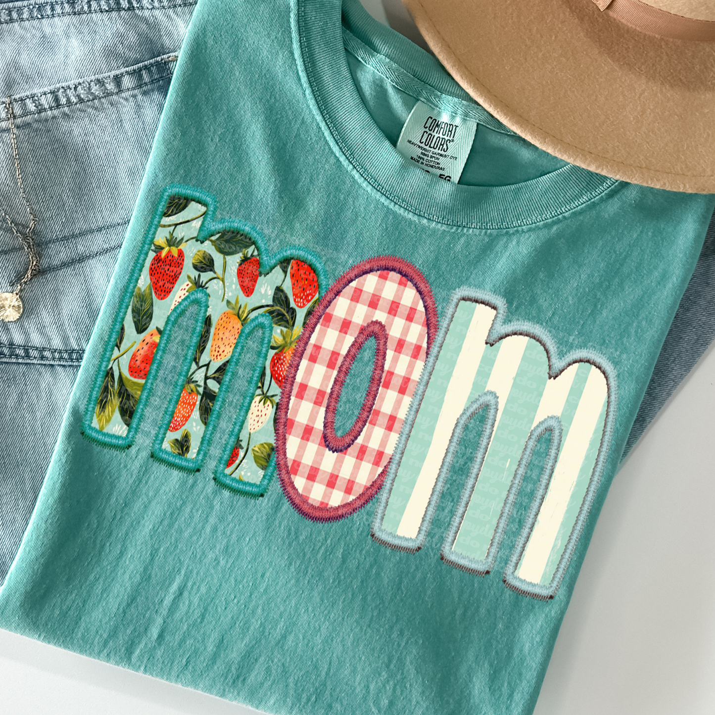 Strawberry Mom DTF Transfer