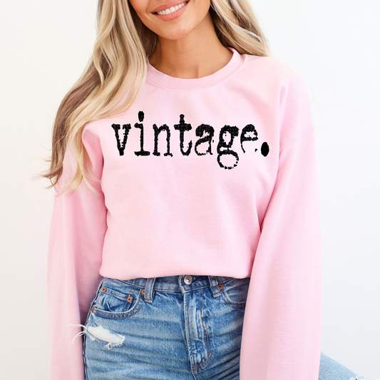 Vintage Typography DTF Transfer