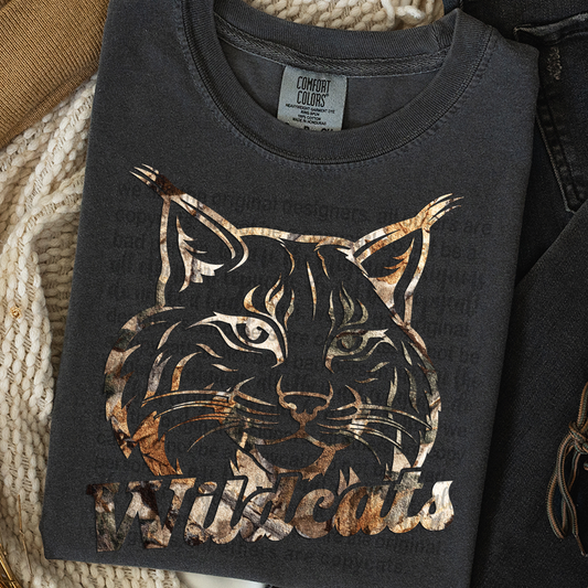 Wildcats Camo DTF Transfer